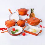 سرویس قابلمه و تابه چدن برند هپی نسس - Image 4