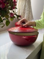 قابلمه چدن (داچ آون) طرح وک رنگ قرمز - Image 2